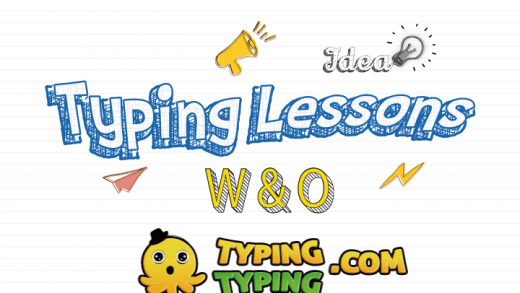 Typing Lessons: W, O and Space Keys