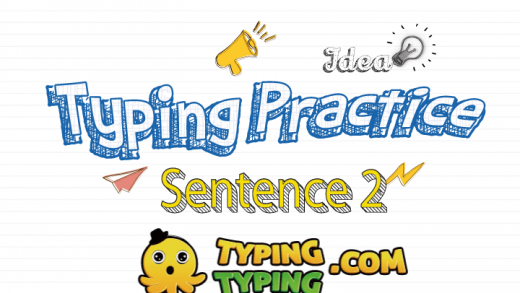 Typing Practice: Sentence 2